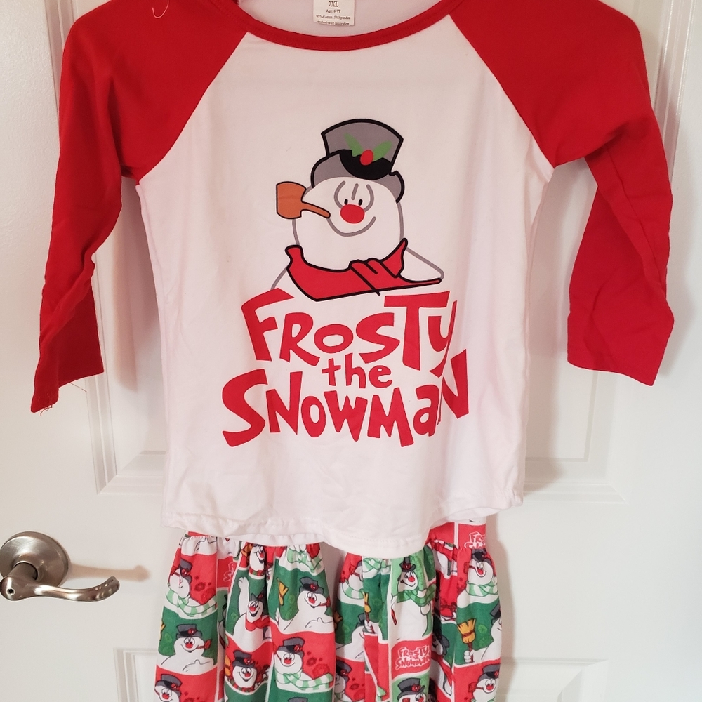 Frosty the snowman outfit size 6/7